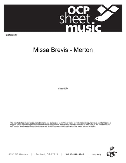 Missa Brevis - Merton