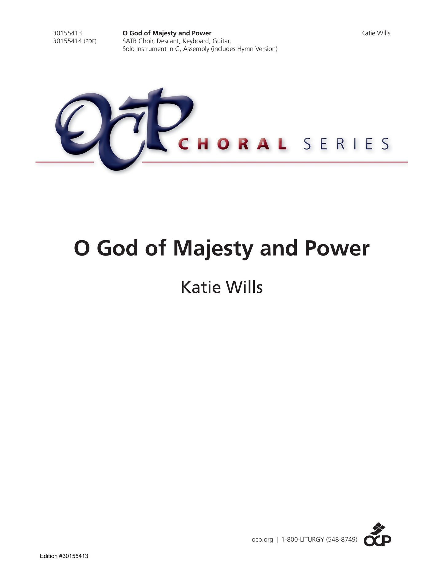 O God of Majesty and Power