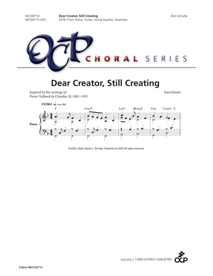 Dear Creator, Still Creating