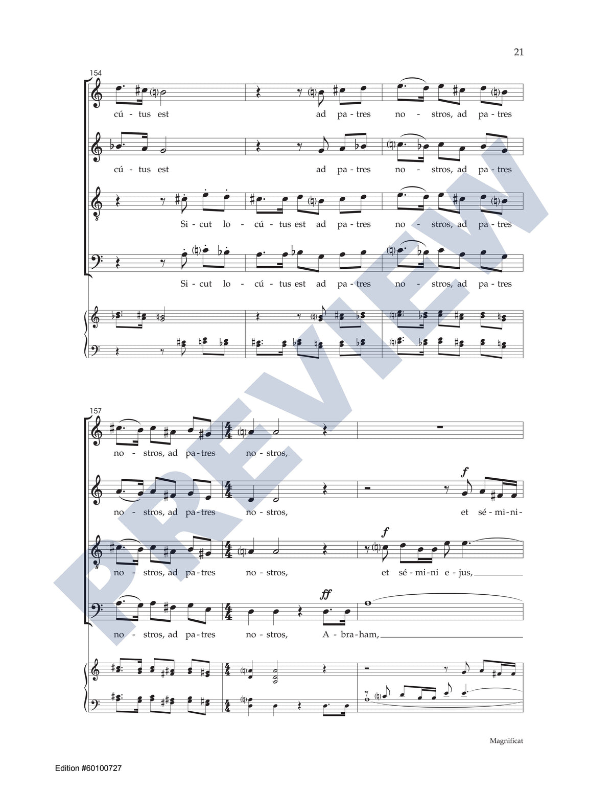 Magnificat & Nunc Dimittis