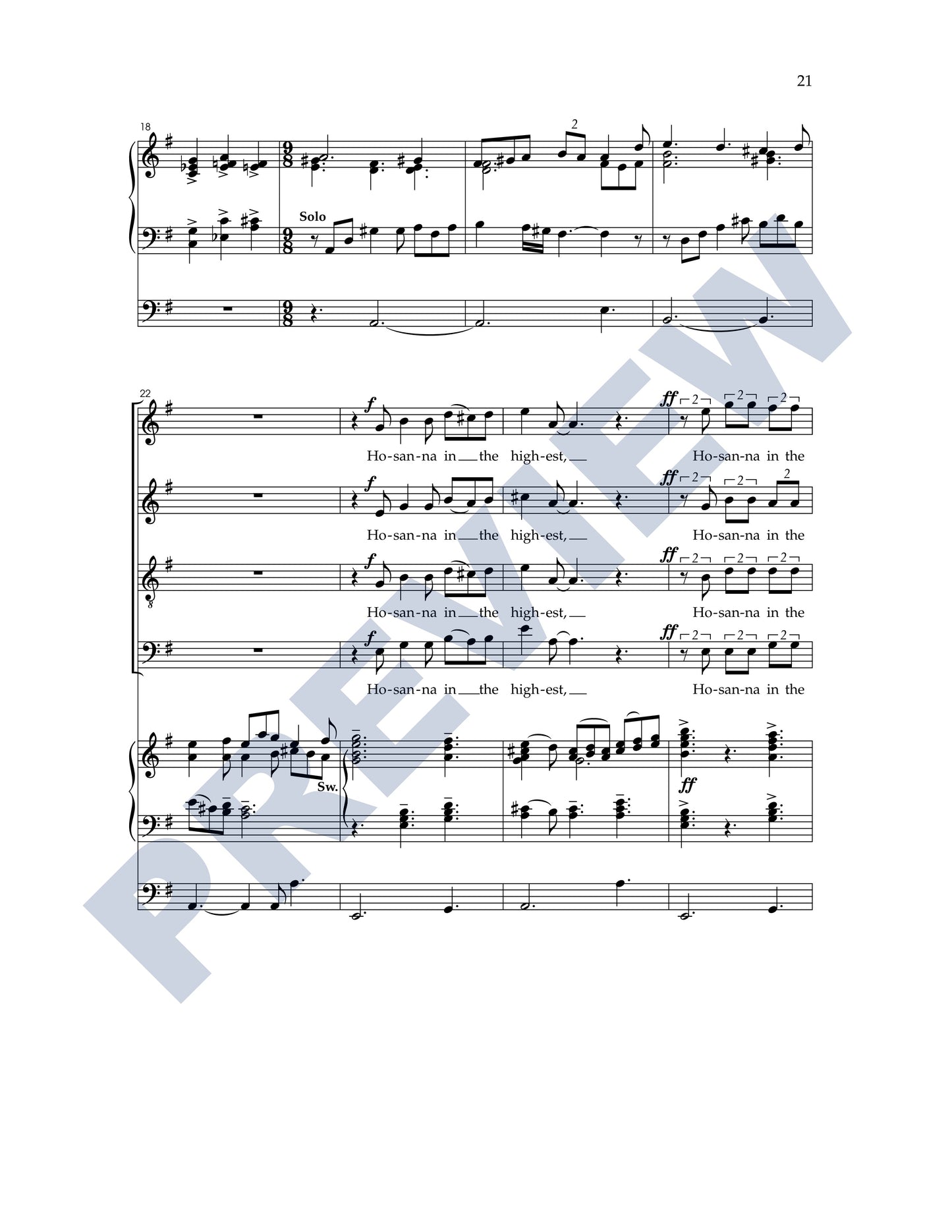 Missa Brevis (Washington Service)