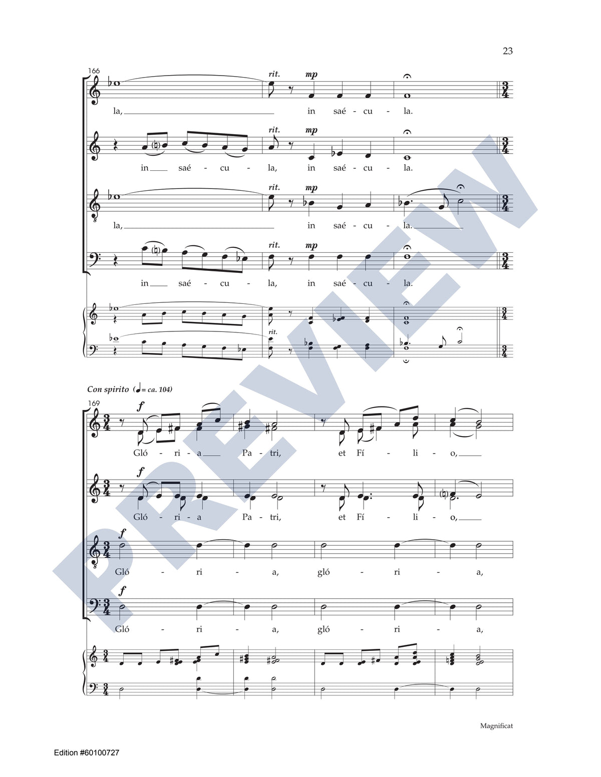 Magnificat & Nunc Dimittis