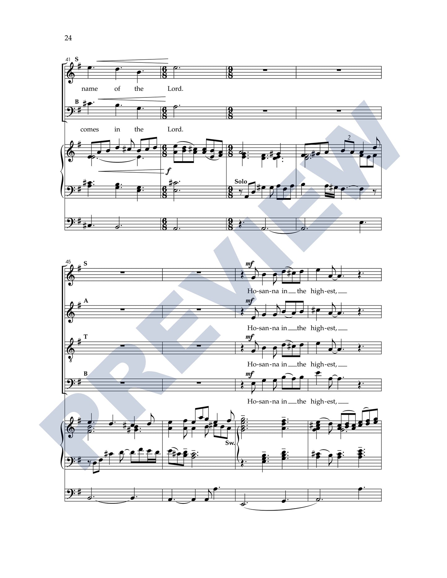 Missa Brevis (Washington Service)
