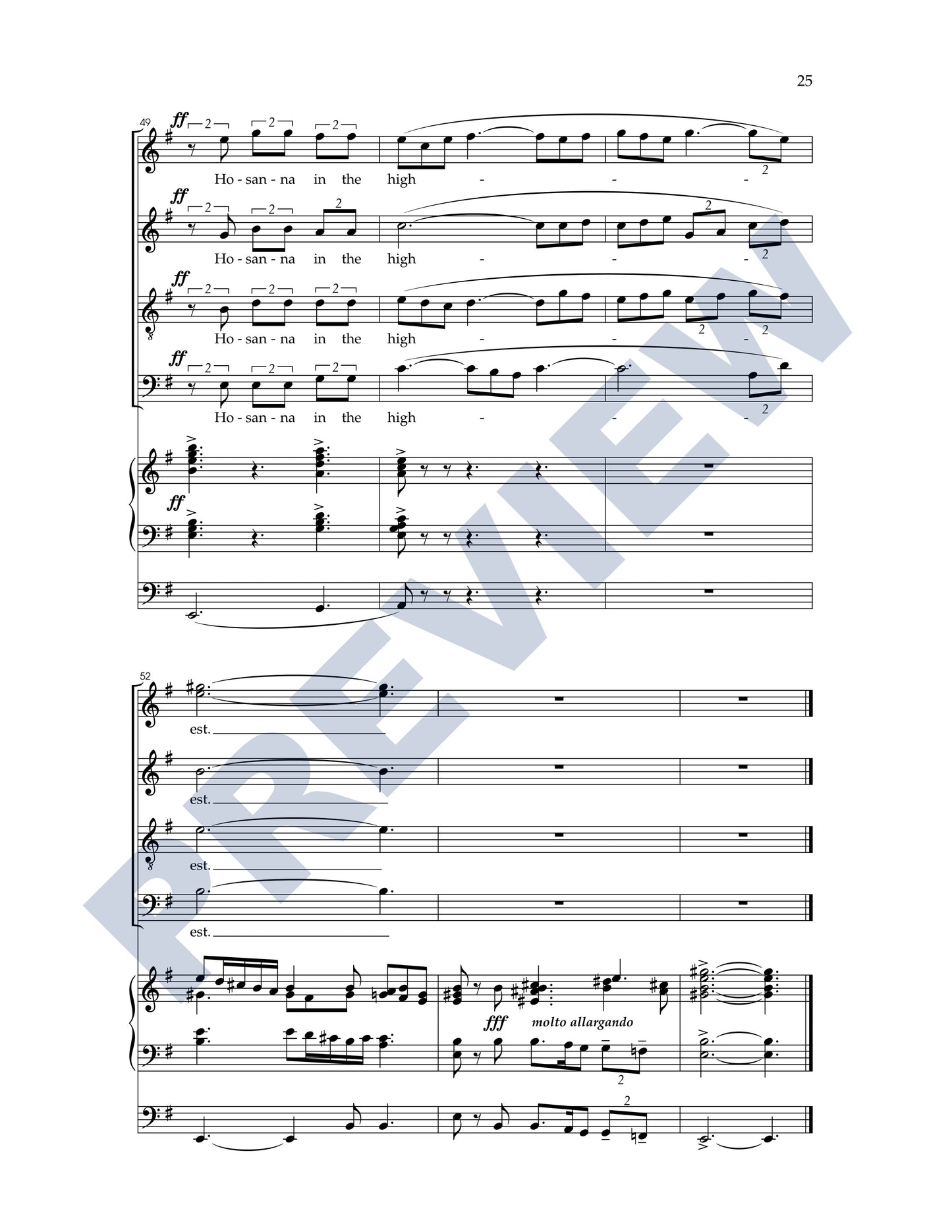 Missa Brevis (Washington Service)