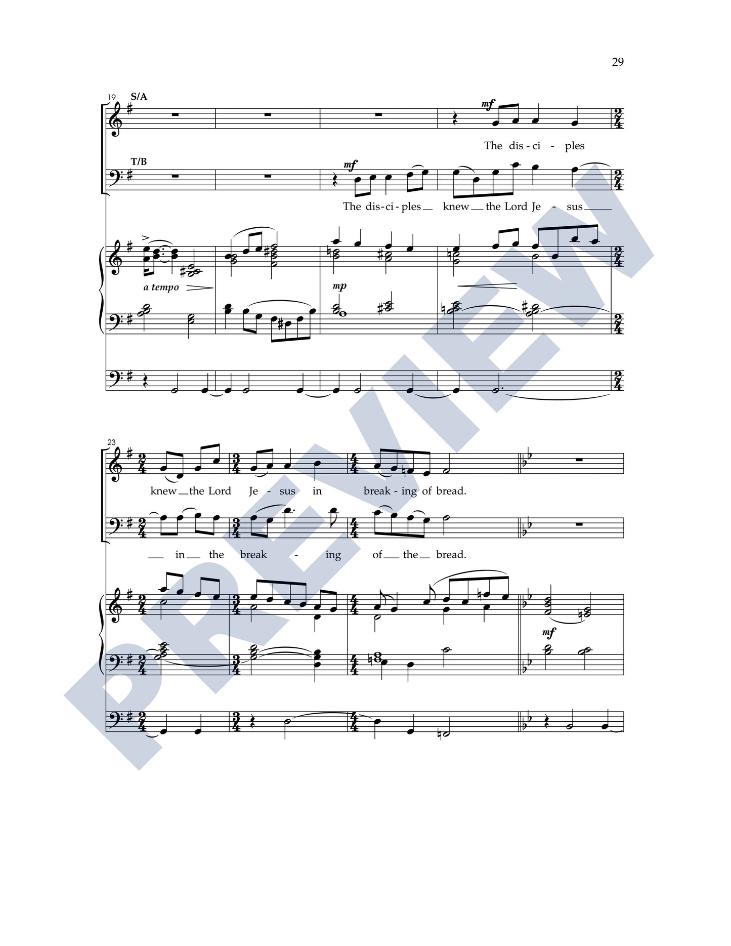 Missa Brevis (Washington Service)