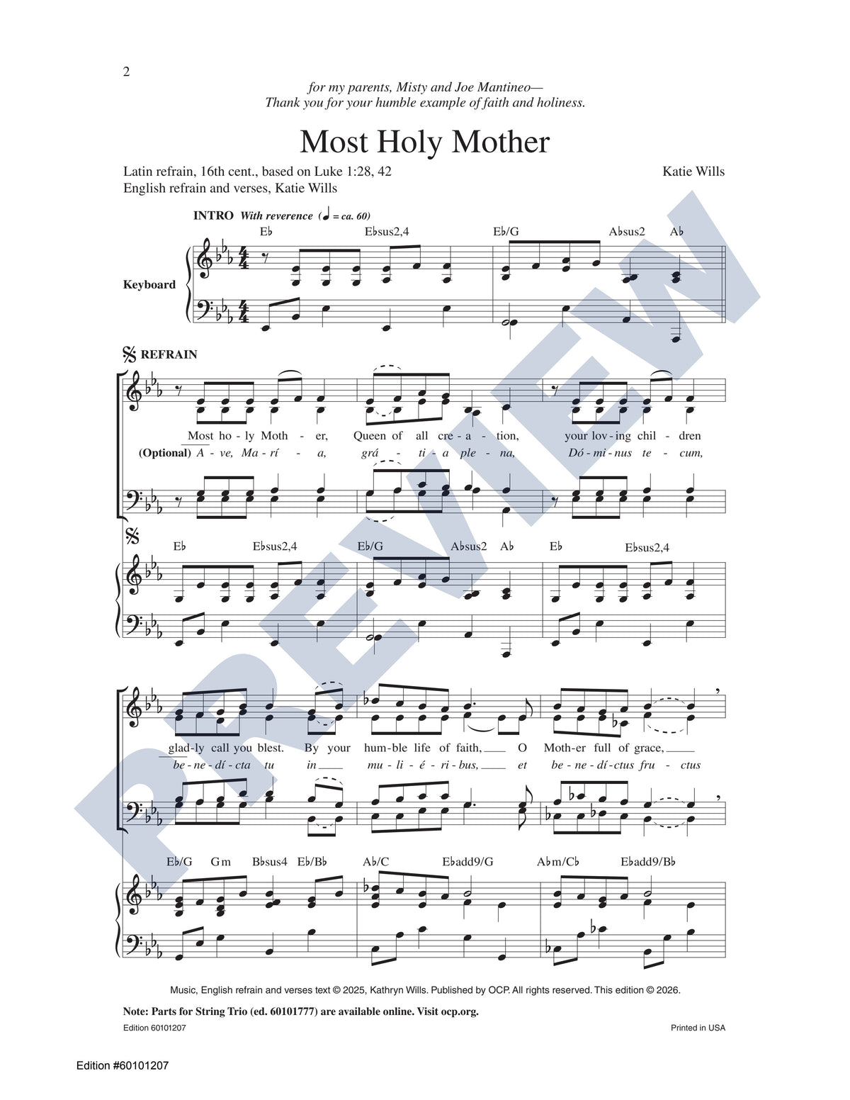 Most Holy Mother