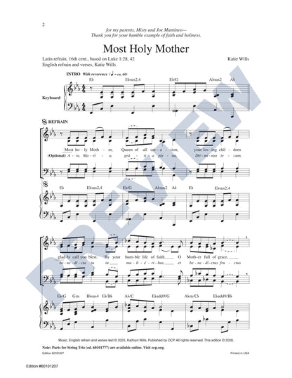 Most Holy Mother