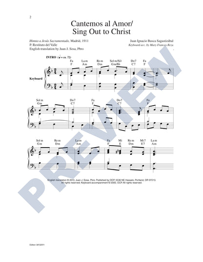 Cantemos al Amor/Sing Out to Christ