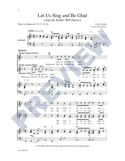 Let Us Sing and Be Glad/And the Father Will Dance