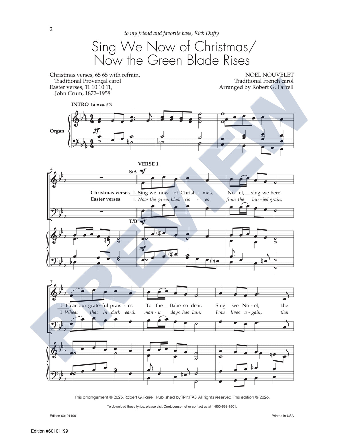 Sing We Now of Christmas