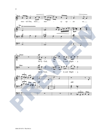 Missa Brevis (Washington Service)