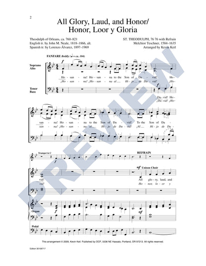 All Glory, Laud, and Honor/Honor, Loor y Gloria