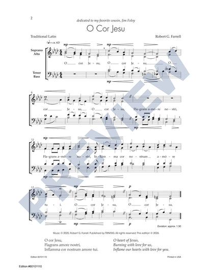 Three Short Motets on the Sacred Heart