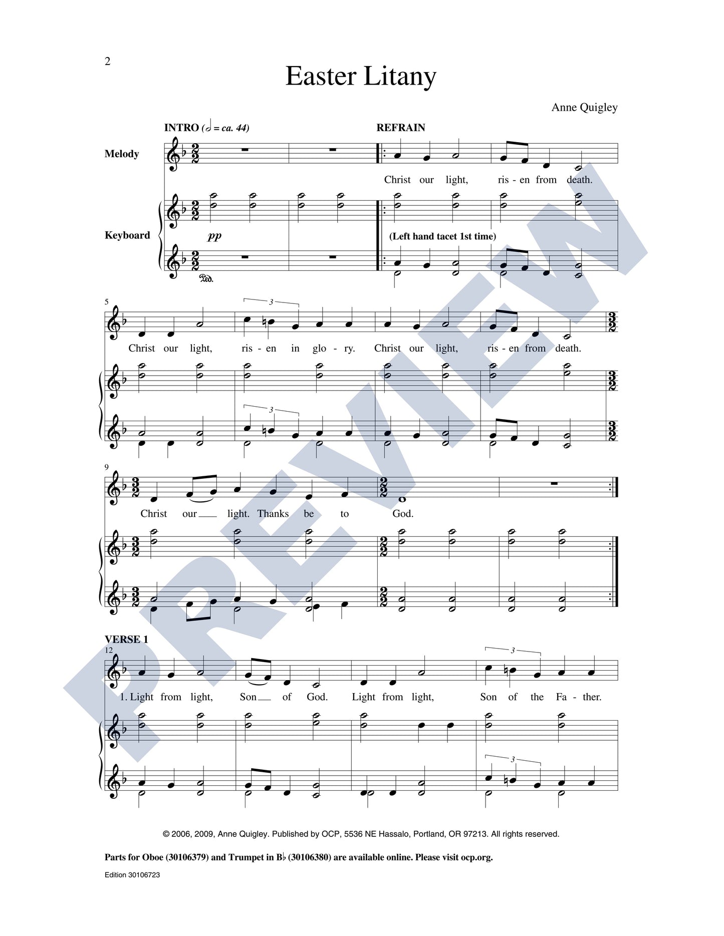 Easter Litany