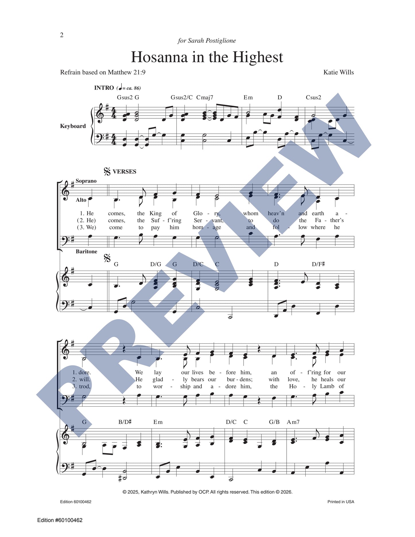 Hosanna in the Highest
