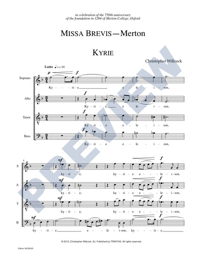 Missa Brevis - Merton