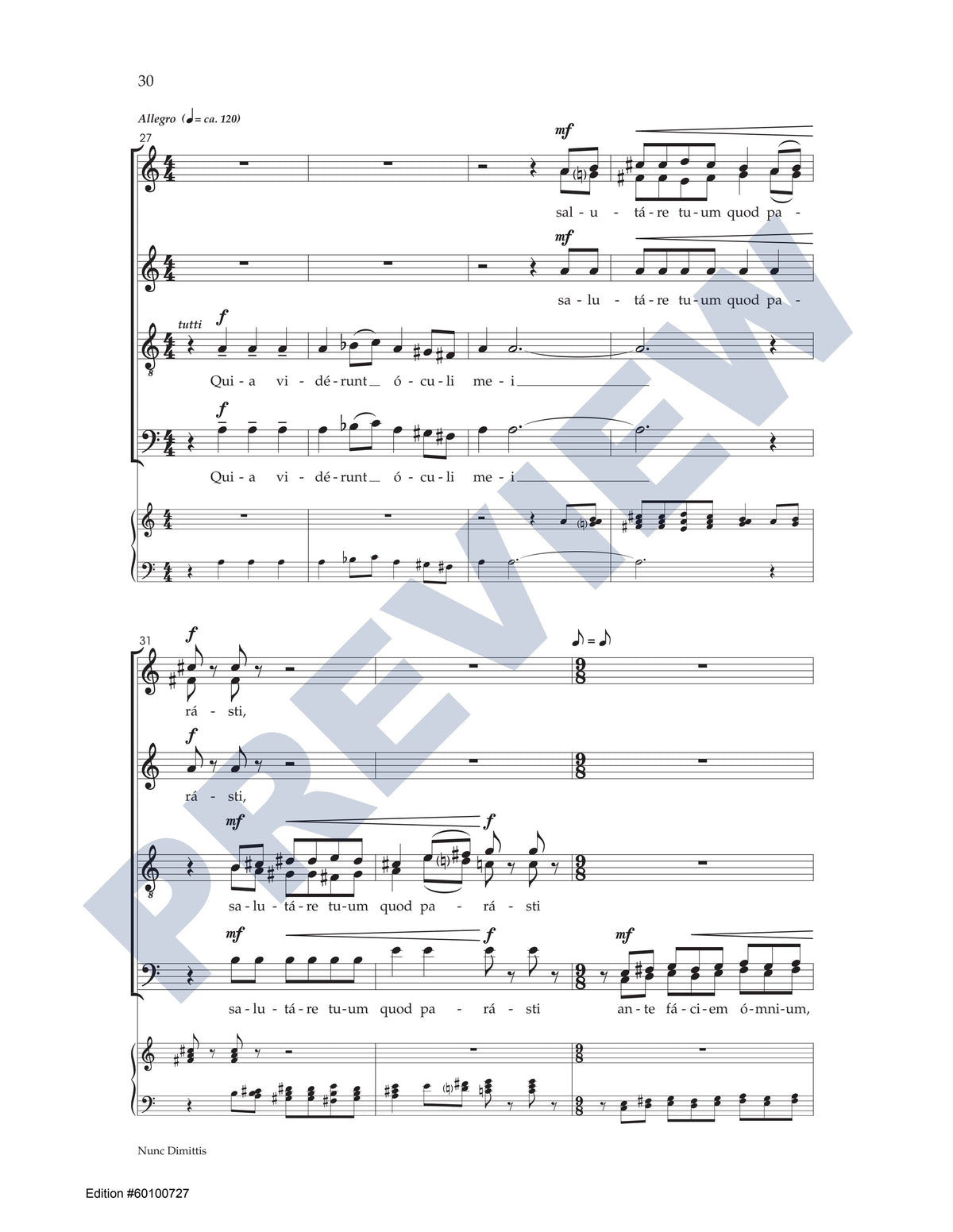 Magnificat & Nunc Dimittis