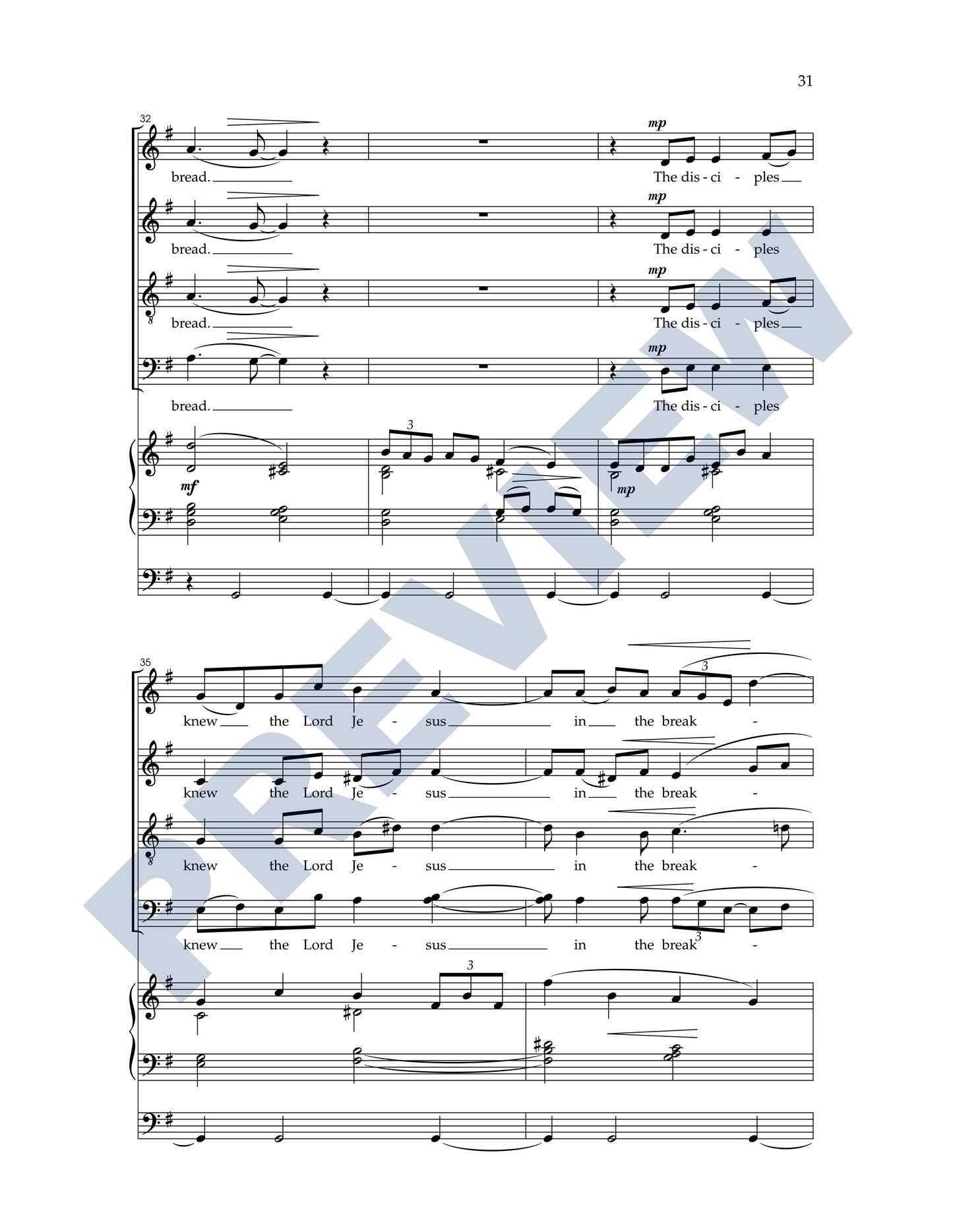 Missa Brevis (Washington Service)