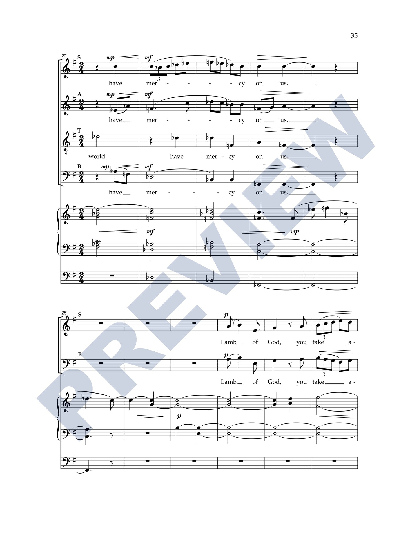 Missa Brevis (Washington Service)