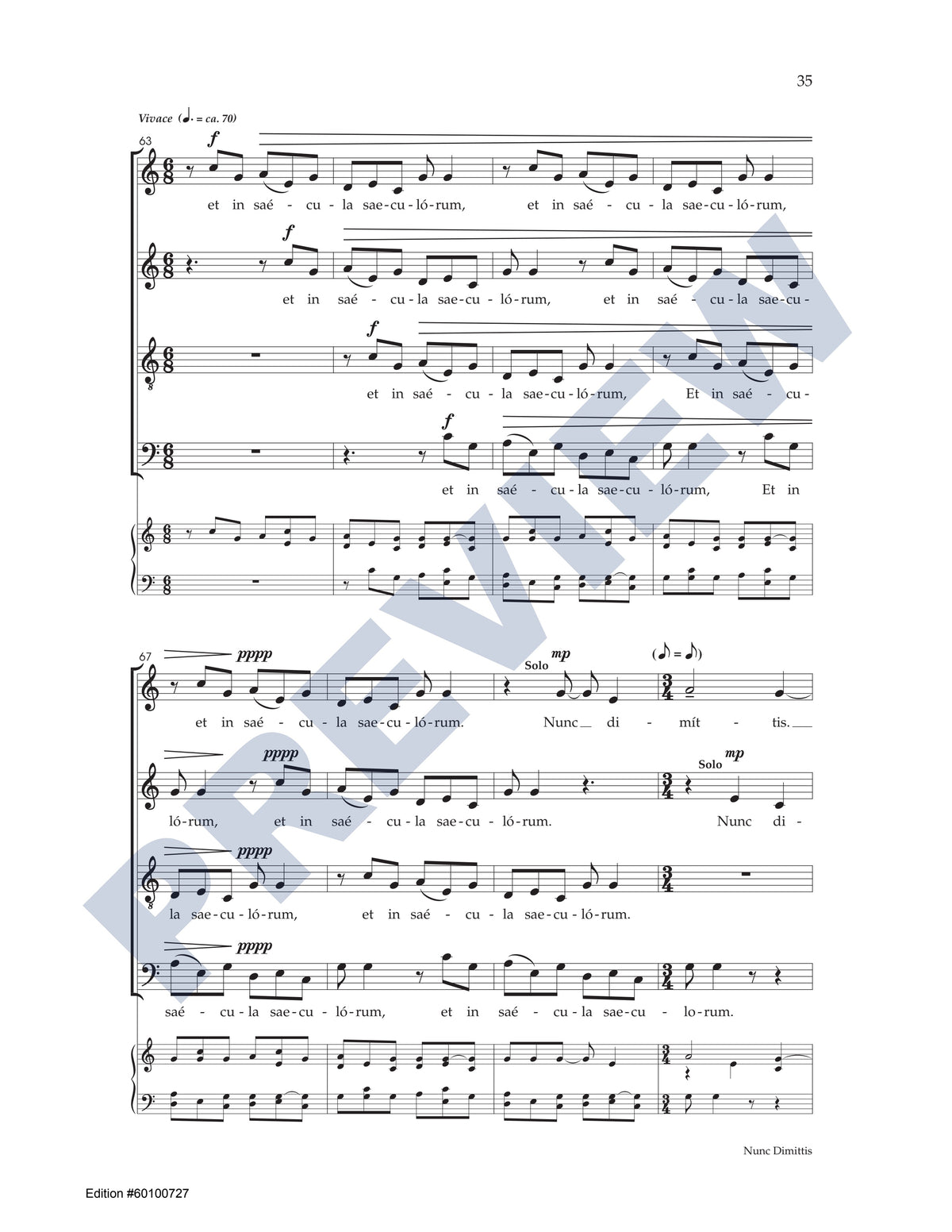 Magnificat & Nunc Dimittis