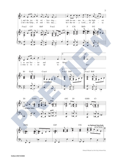 Alleluia! Alleluia! Let the Holy Anthem Rise
