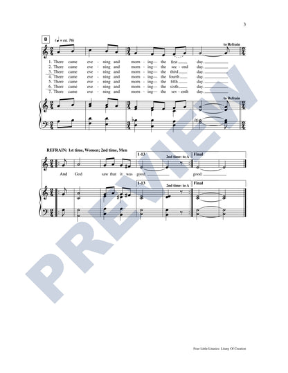 Four Little Litanies (With Themes for the Millennium)