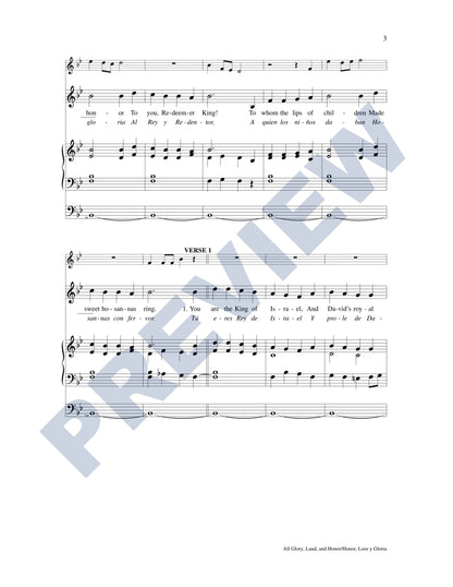 All Glory, Laud, and Honor/Honor, Loor y Gloria