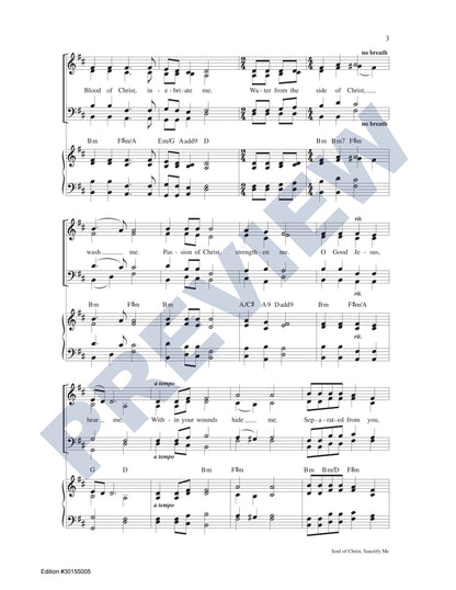 Soul of Christ, Sanctify Me (Anima Christi)