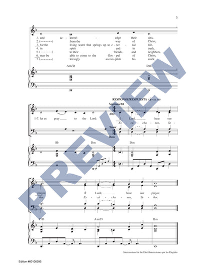 Intercessions for the Elect/Intercesiones por los Elegidos