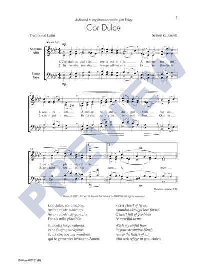 Three Short Motets on the Sacred Heart