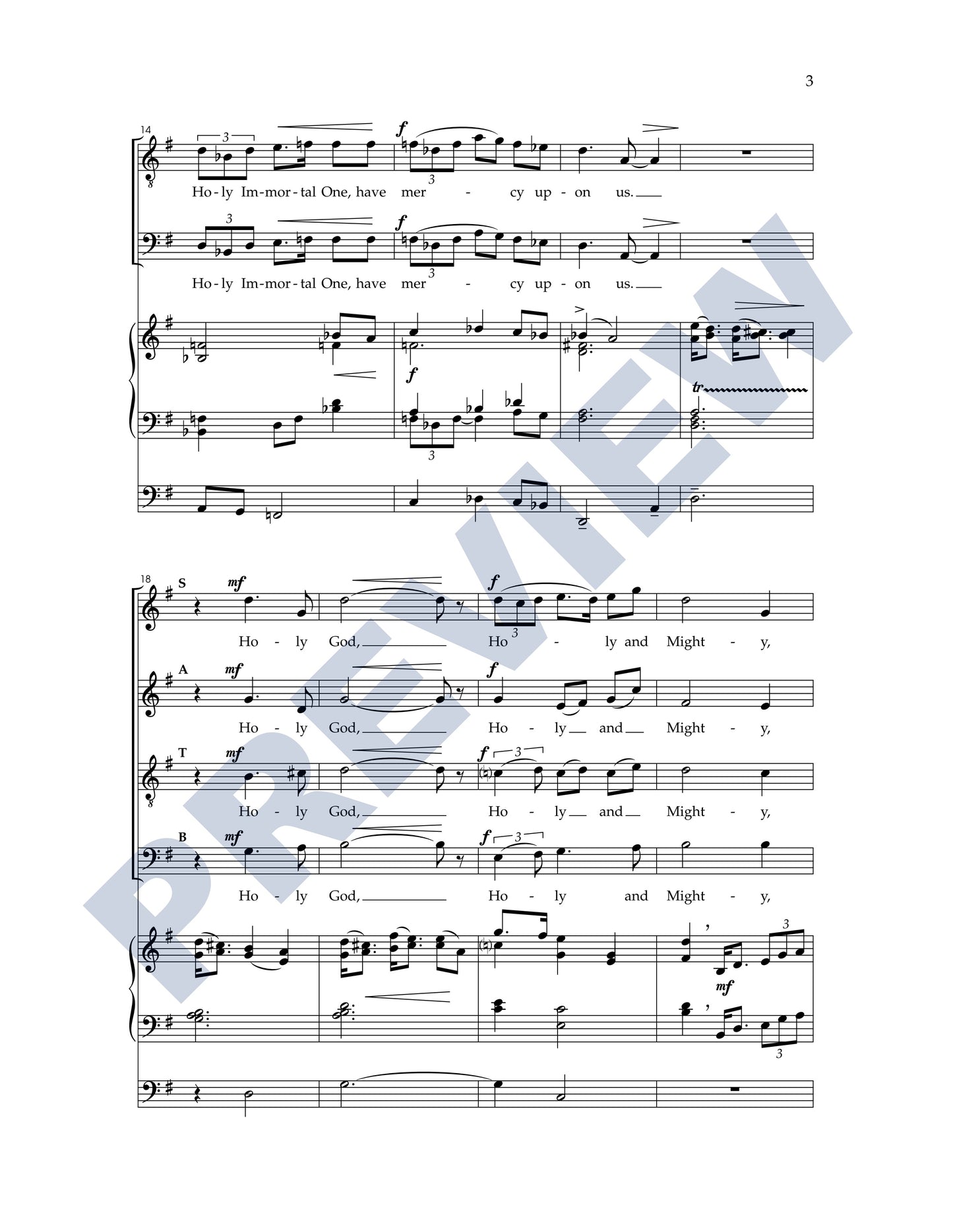 Missa Brevis (Washington Service)