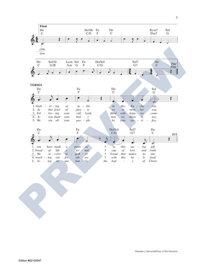 Alimento y Salvación/Feast of Our Salvation