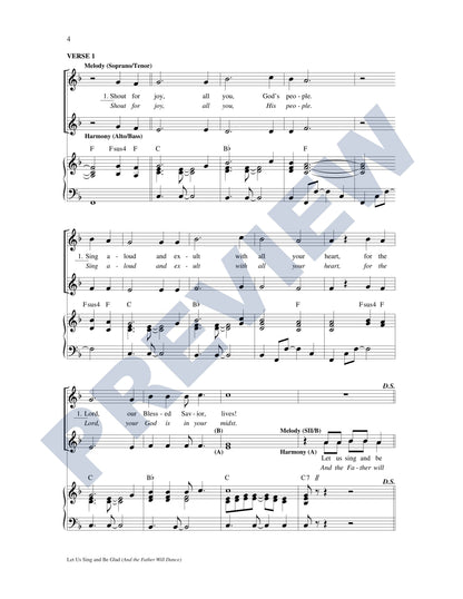 Let Us Sing and Be Glad/And the Father Will Dance