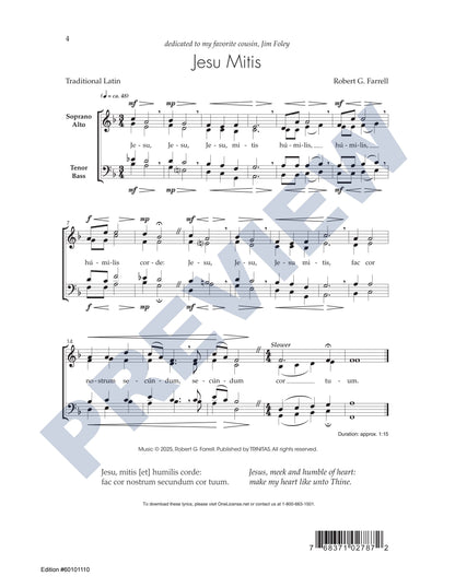 Three Short Motets on the Sacred Heart