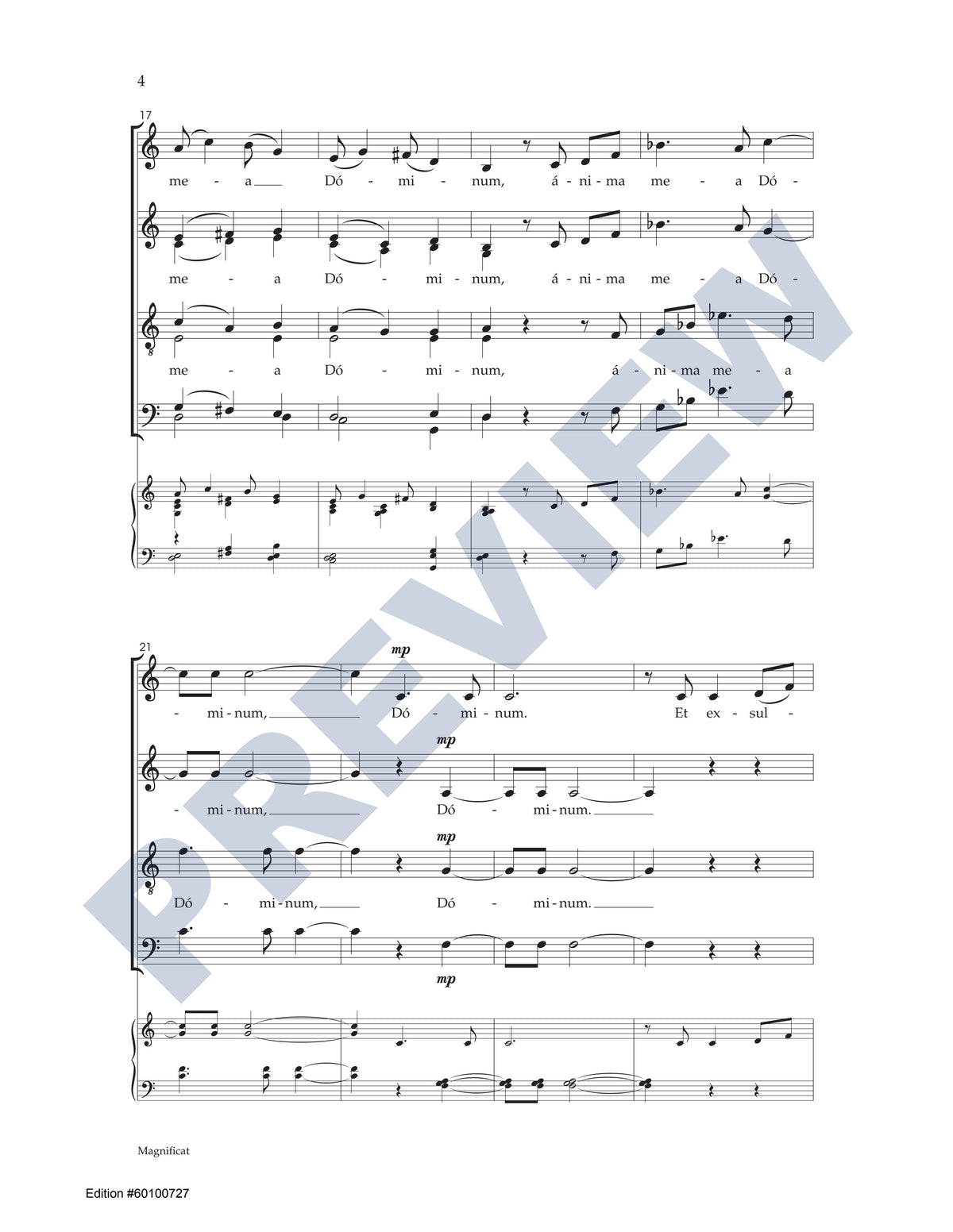 Magnificat & Nunc Dimittis