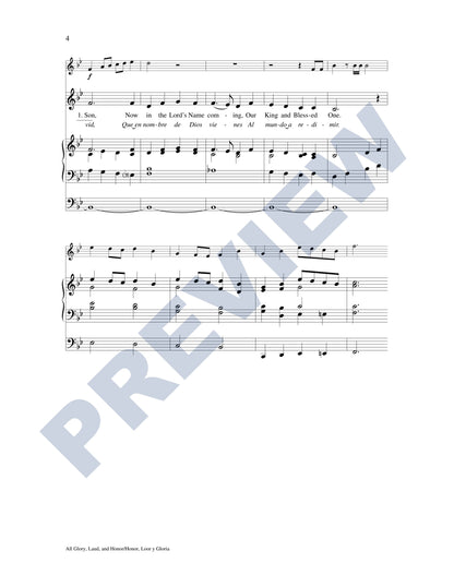 All Glory, Laud, and Honor/Honor, Loor y Gloria