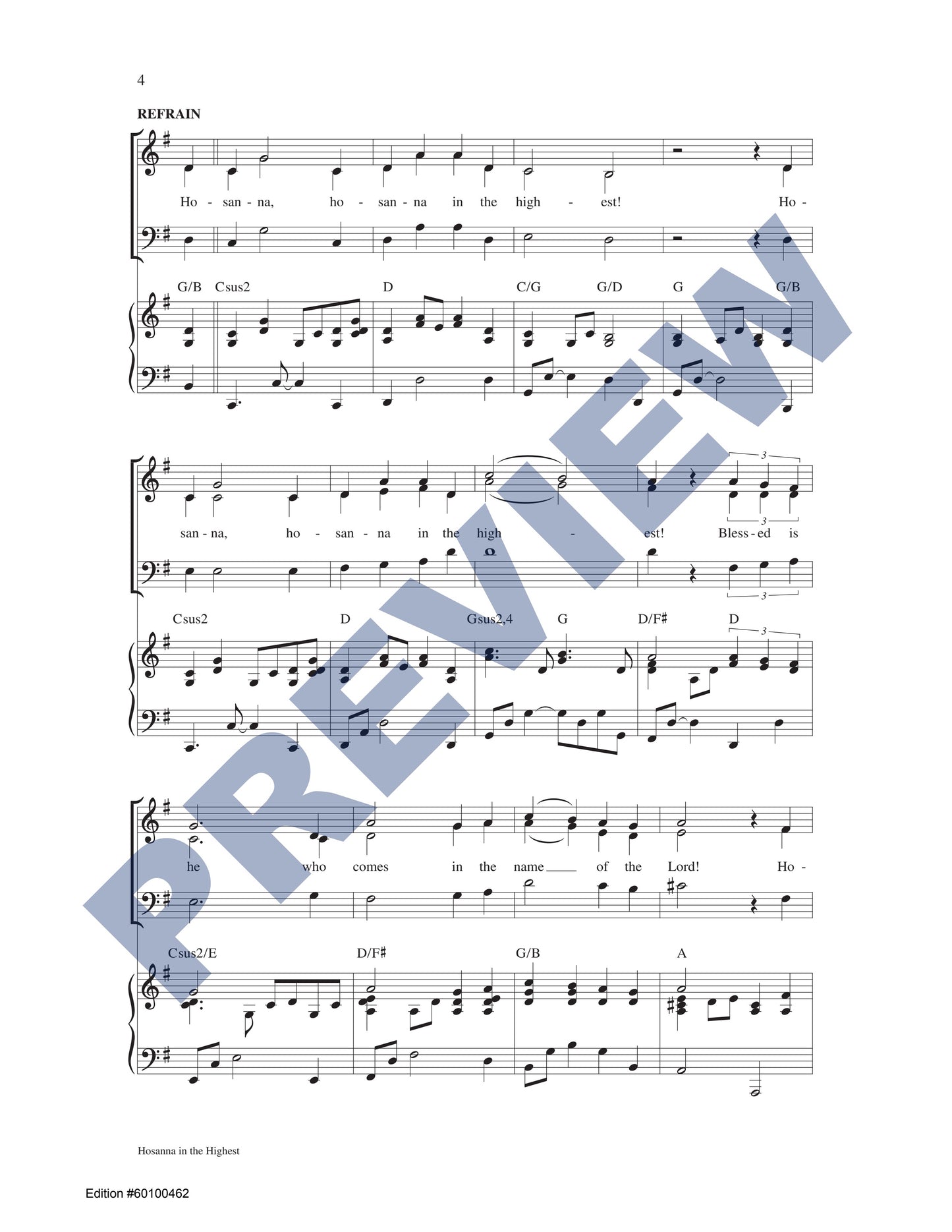 Hosanna in the Highest