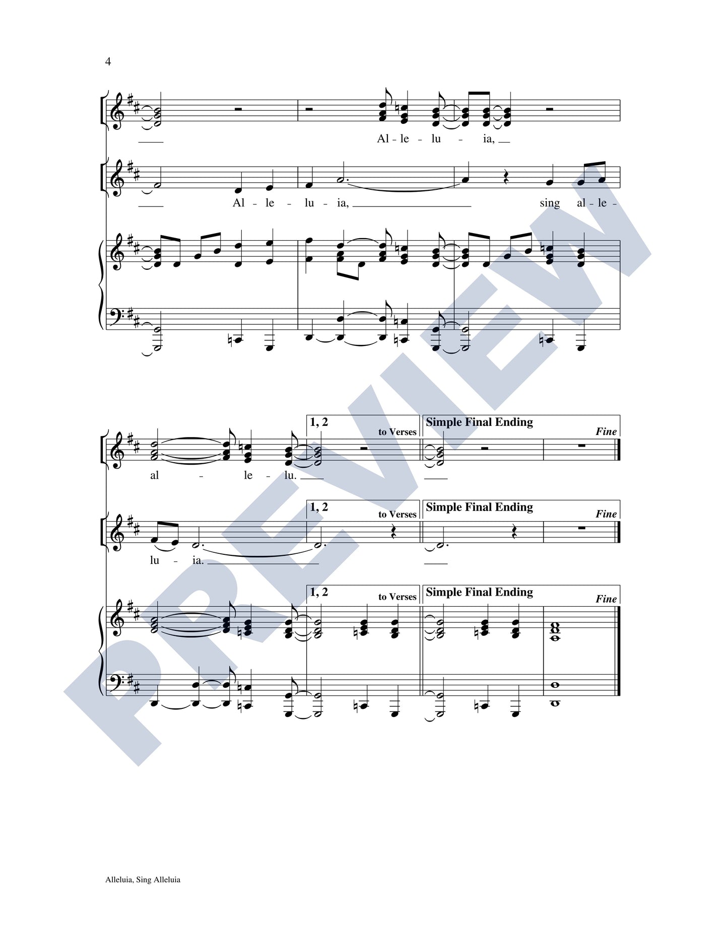 Alleluia, Sing Alleluia