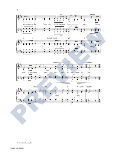 Soul of Christ, Sanctify Me (Anima Christi)