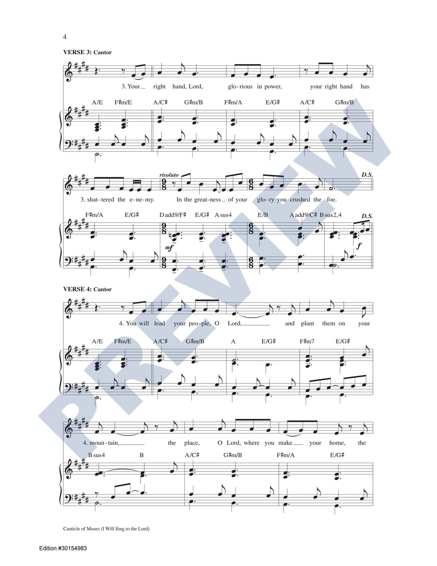 Canticle of Moses