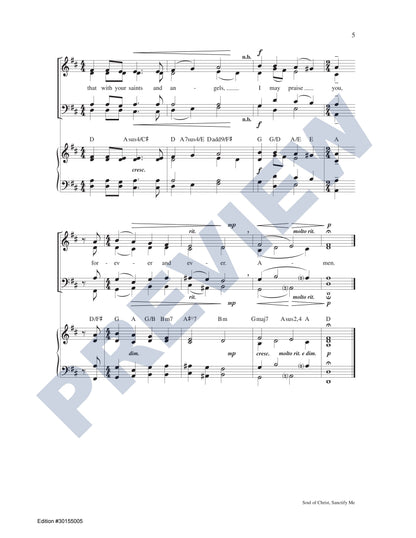 Soul of Christ, Sanctify Me (Anima Christi)