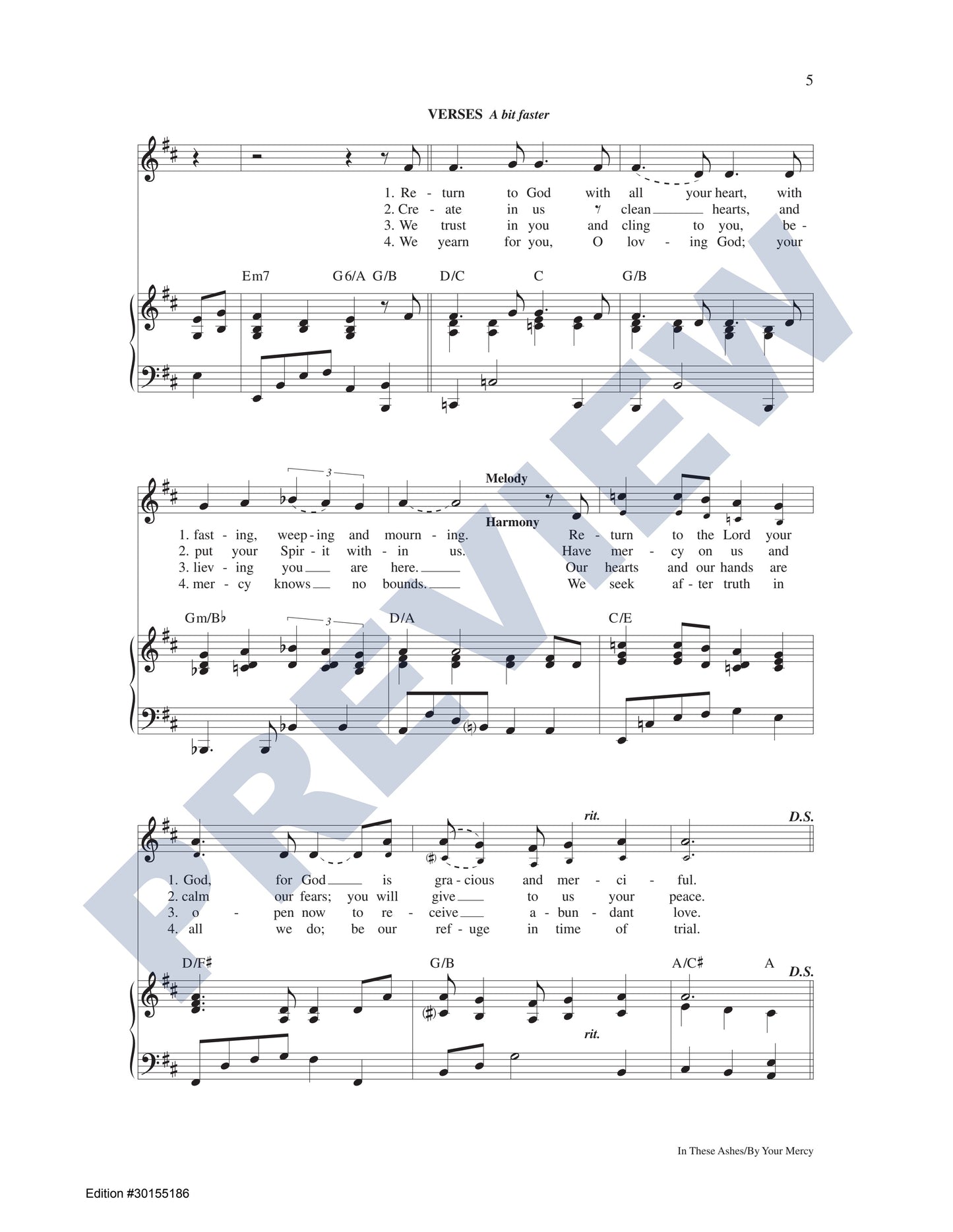 In These Ashes/By Your Mercy