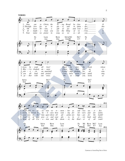 Cantemos al Amor/Sing Out to Christ