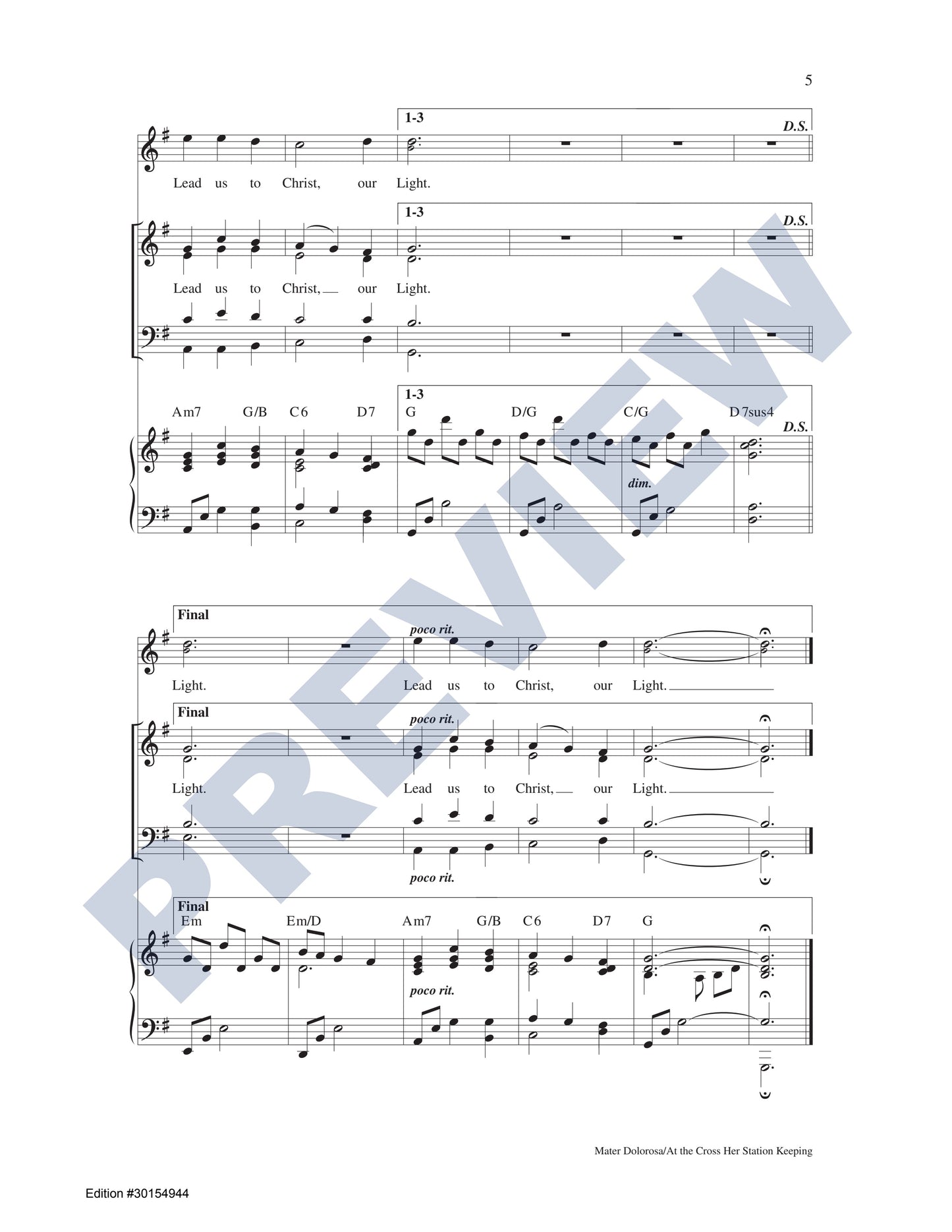 Mater Dolorosa/At the Cross Her Station Keeping