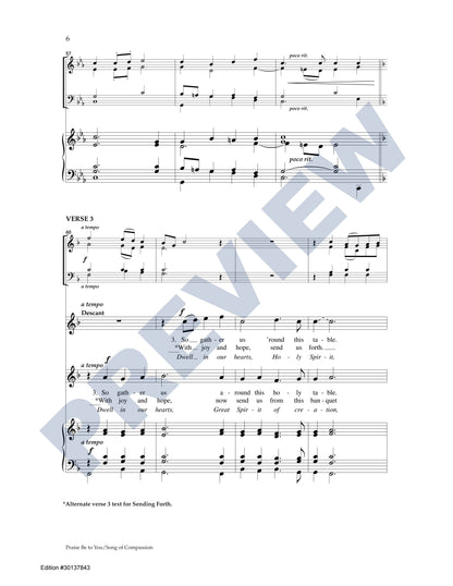 Praise Be to You/Song of Compassion