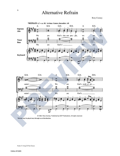 Psalm 33: Song of the Chosen