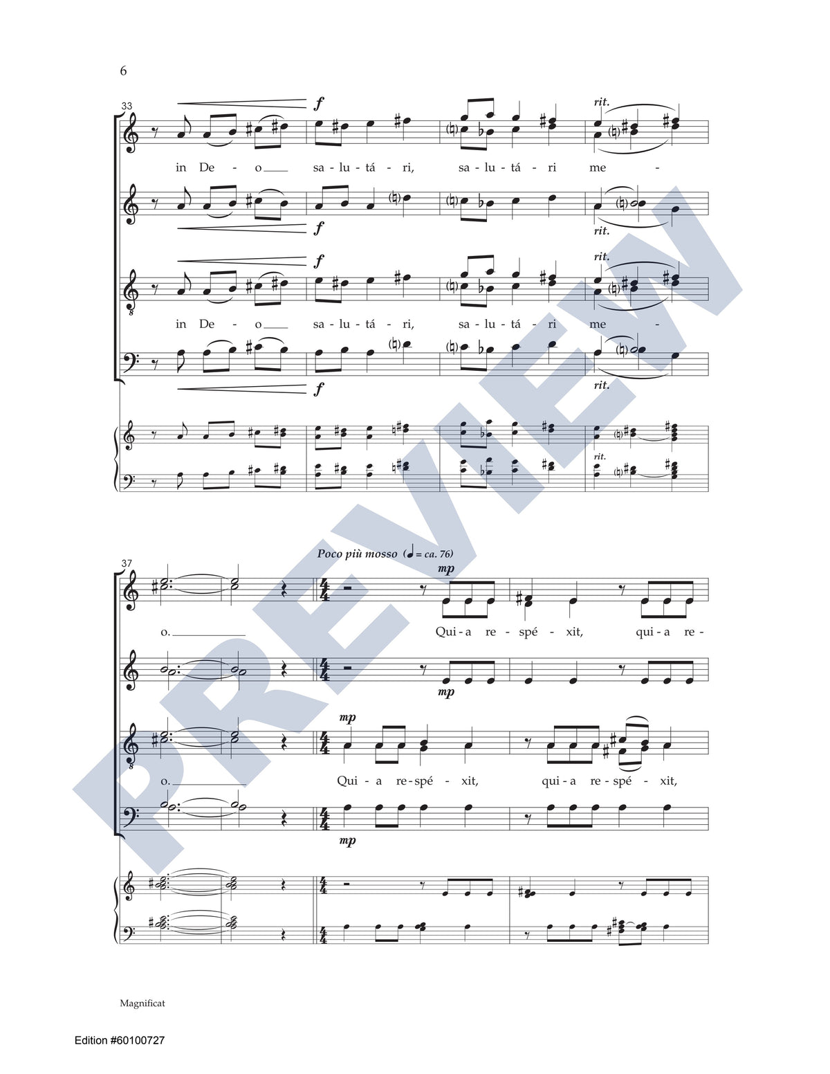 Magnificat & Nunc Dimittis