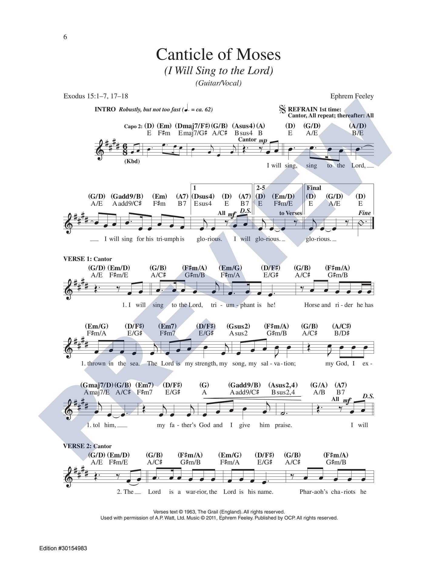 Canticle of Moses