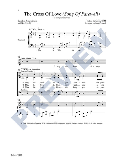 The Cross of Love: Blessing Prayer/Song of Farewell