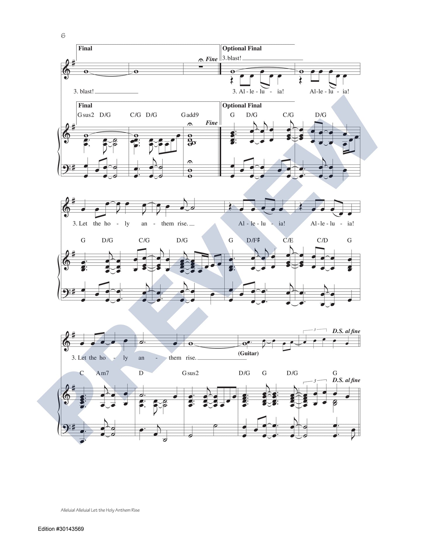 Alleluia! Alleluia! Let the Holy Anthem Rise